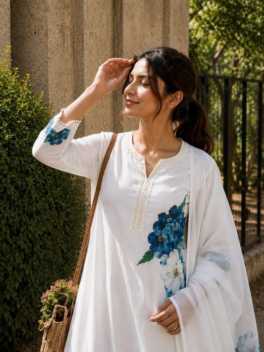 kurti pant Duppta fully set