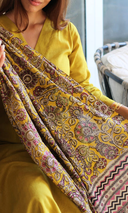 HAMDLOOM  COTTON PALAZZO PANTS  cotton FULL SIZE DUPATTA