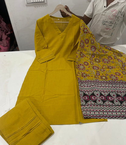 HAMDLOOM  COTTON PALAZZO PANTS  cotton FULL SIZE DUPATTA