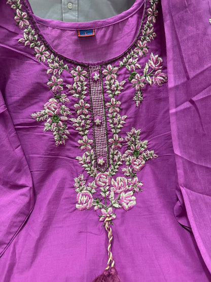 Crafted from luxurious silk  Kurti with plazzo with dupatta