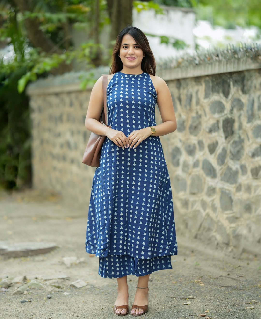 halter nack Aline  kurta with both side pocket  &  palazzo