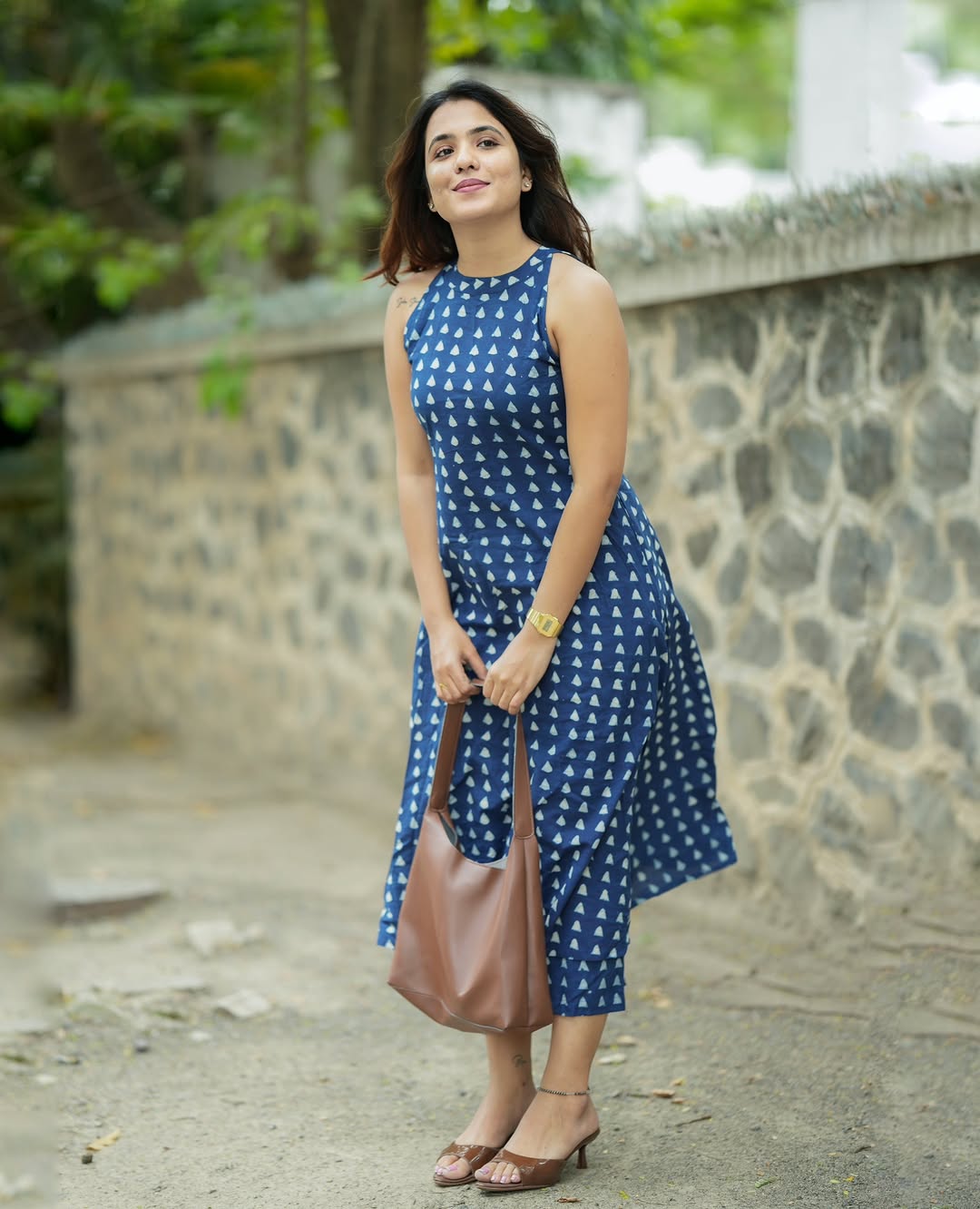 halter nack Aline  kurta with both side pocket  &  palazzo