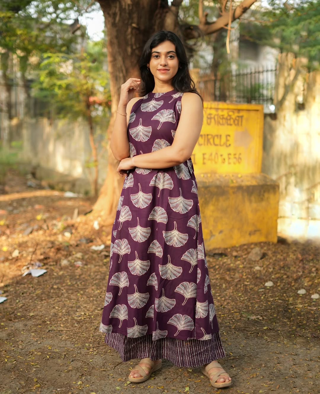 halter nack Aline  kurta with both side pocket  &  palazzo