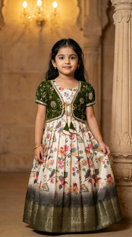 LITTLE KIDS LEHNGA CHOLI   SPECIAL HIT DESIGN