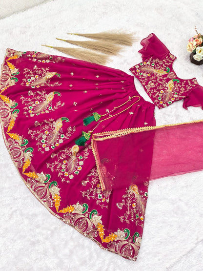 New lengha choli kid's creation