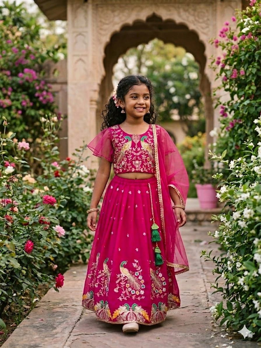 New lengha choli kid's creation