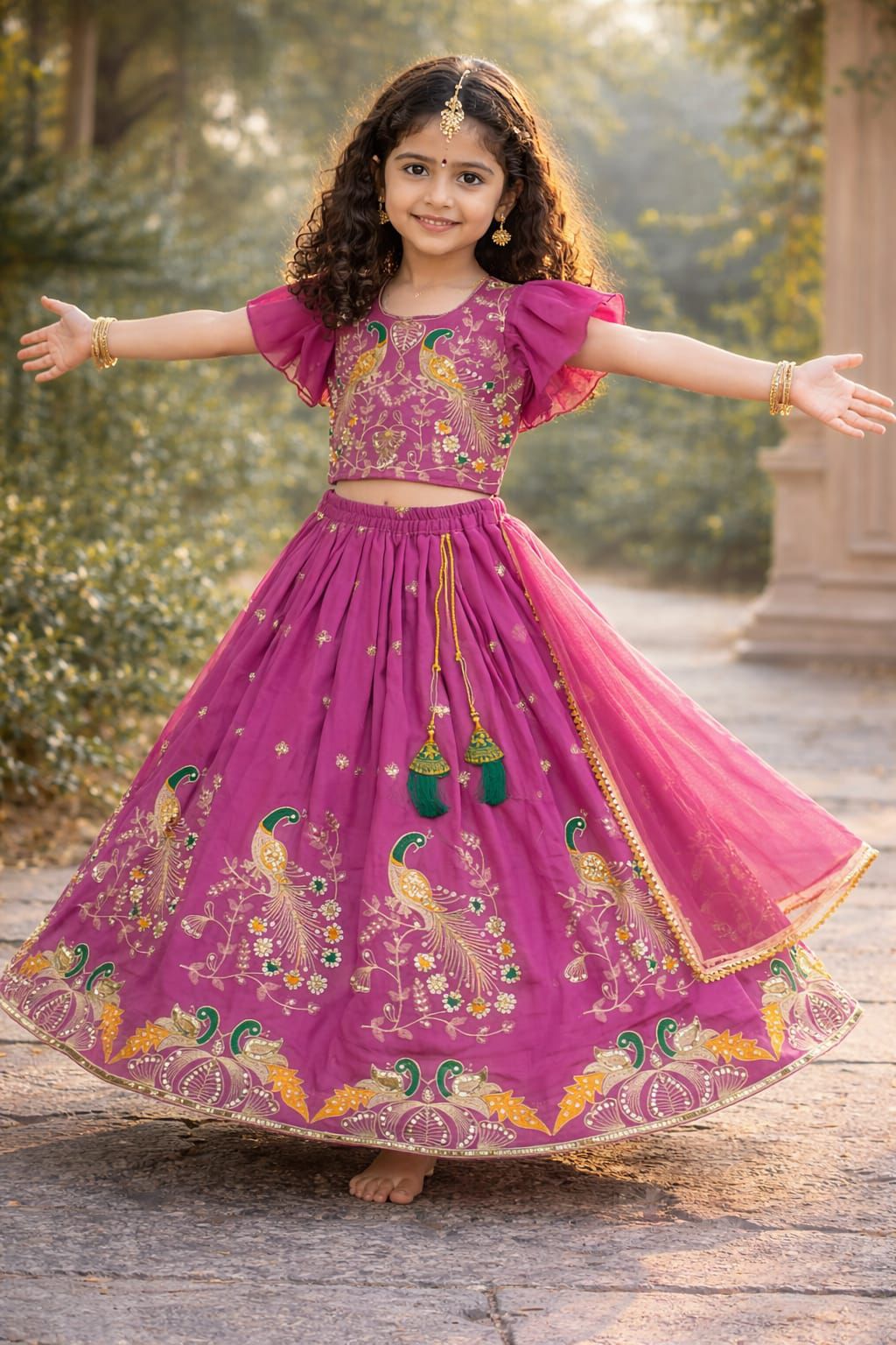 New lengha choli kid's creation