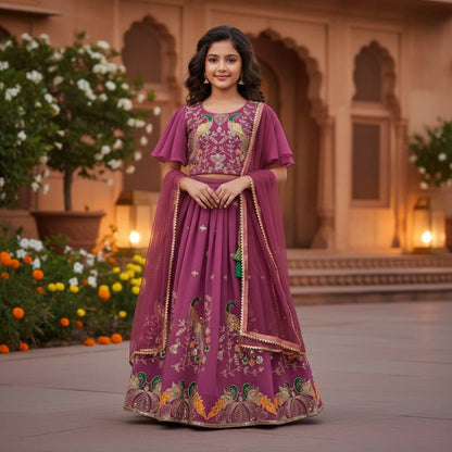 New lengha choli kid's creation