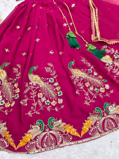 New lengha choli kid's creation