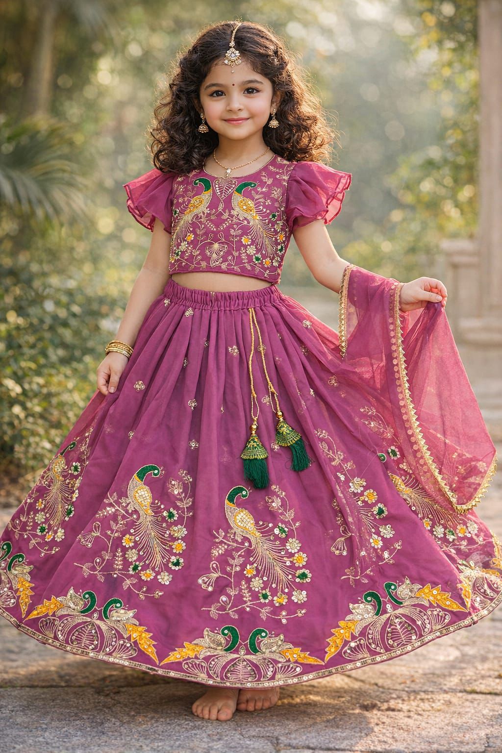New lengha choli kid's creation