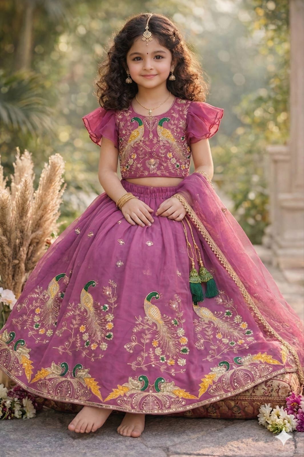 New lengha choli kid's creation