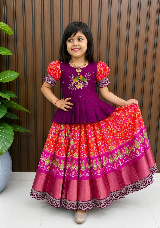 NEW LAUNCHING KIDS LEHENGA CHOLI|