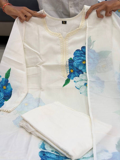 kurti pant Duppta fully set