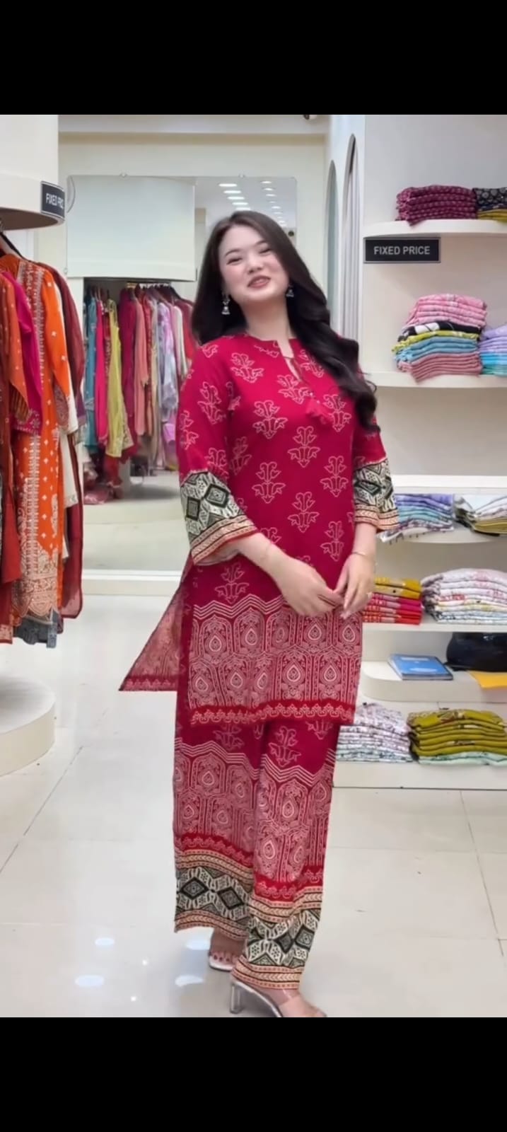 Designer Co-Ords set in * kurti digital print paired with Pant