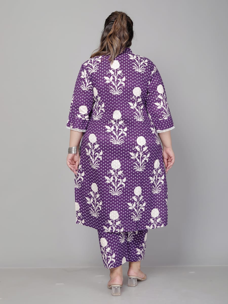 Plus size Aline cordset with plazos
