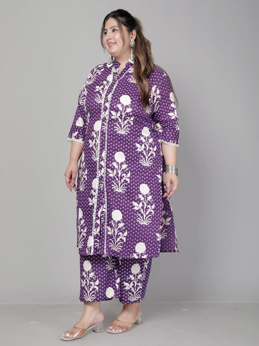 Plus size Aline cordset with plazos