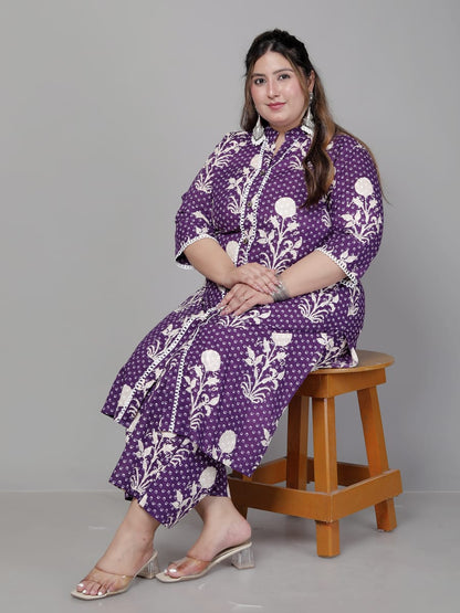 Plus size Aline cordset with plazos
