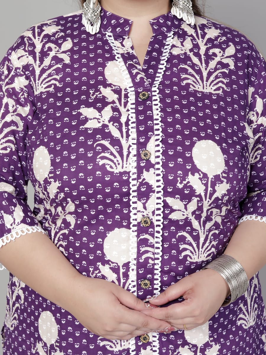 Plus size Aline cordset with plazos