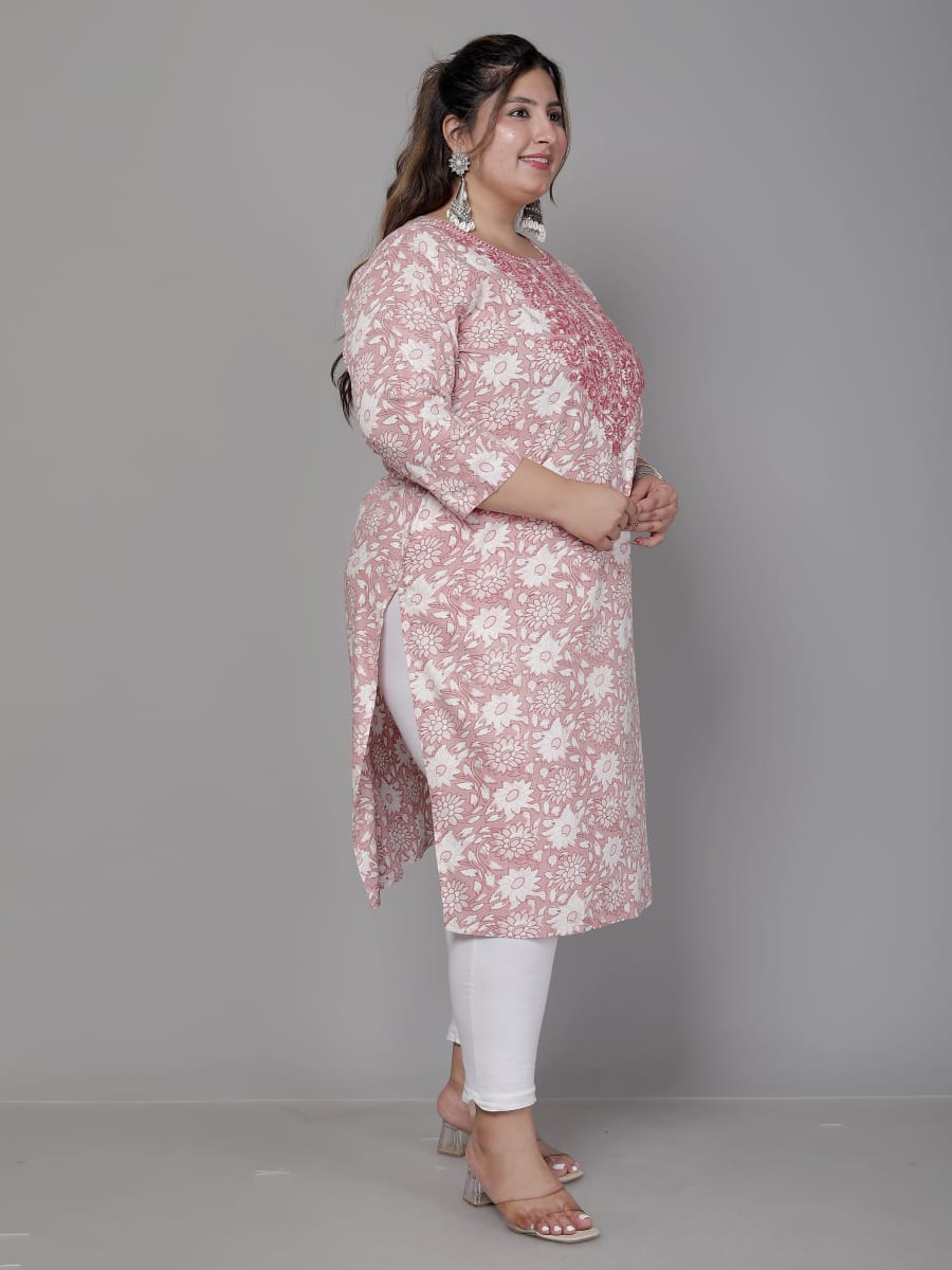 Embroidery Plus size kurta