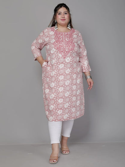 Embroidery Plus size kurta