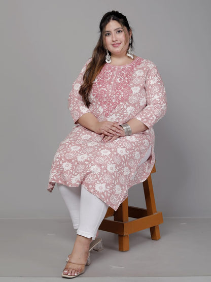 Embroidery Plus size kurta