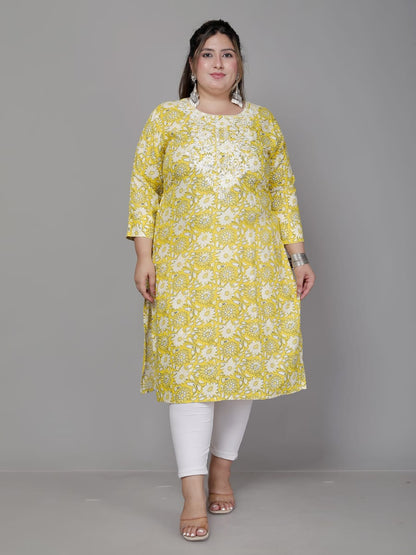 Embroidery Plus size kurta