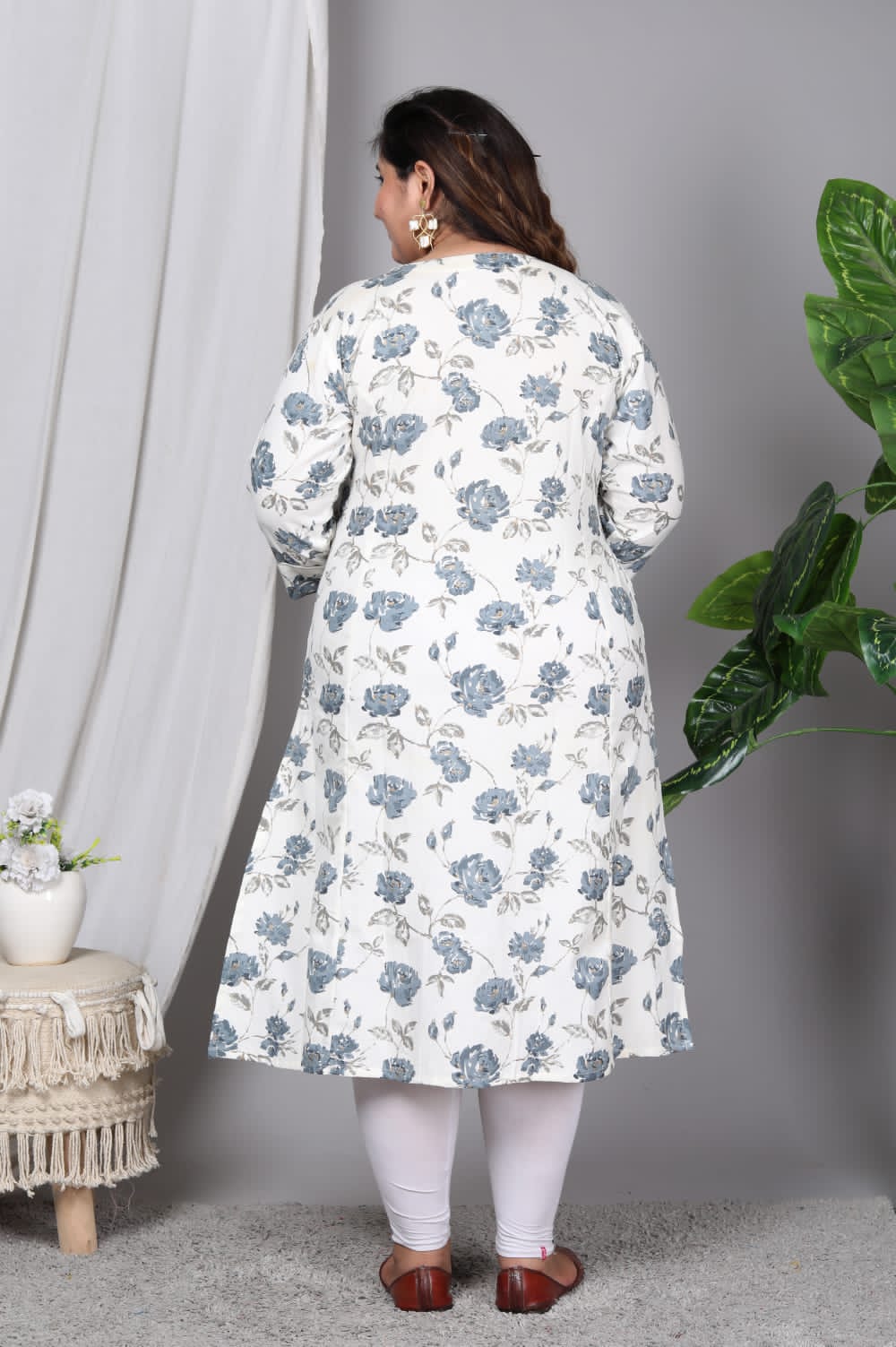 Plus size kurta  Aline pattern princess cut