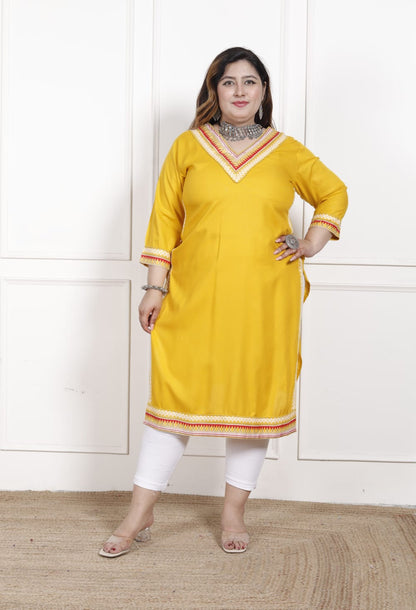Plus size kurti RAYON