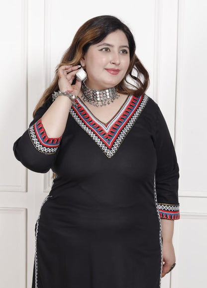 Plus size kurti RAYON