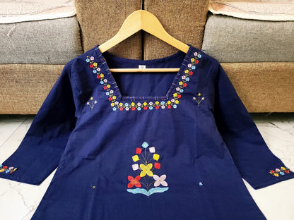 Latest Beautiful Cotton 3pis designwith embroidery work