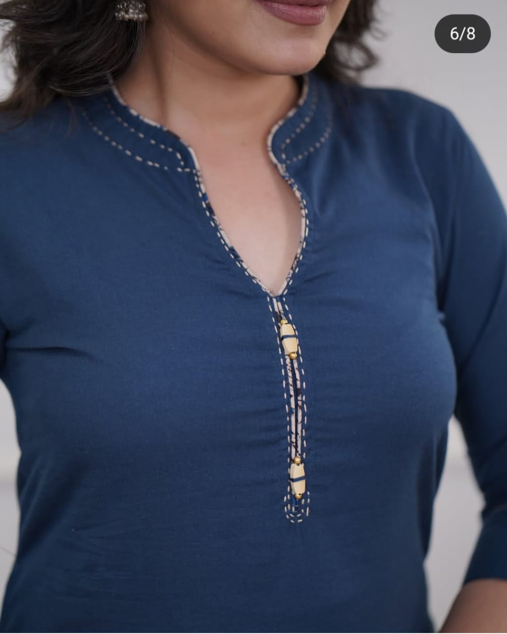 Premium cotton kurti,pant, dupatta sets