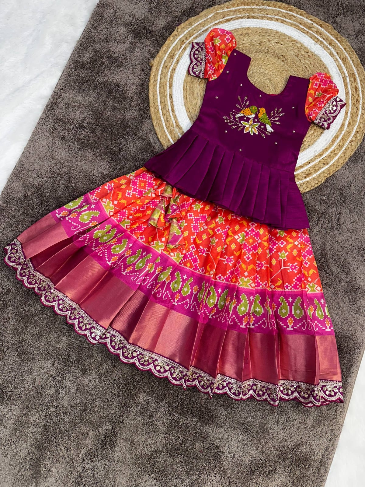 NEW LAUNCHING KIDS LEHENGA CHOLI|