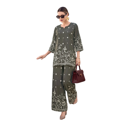 Premium Rayon co -ordset Plazzo