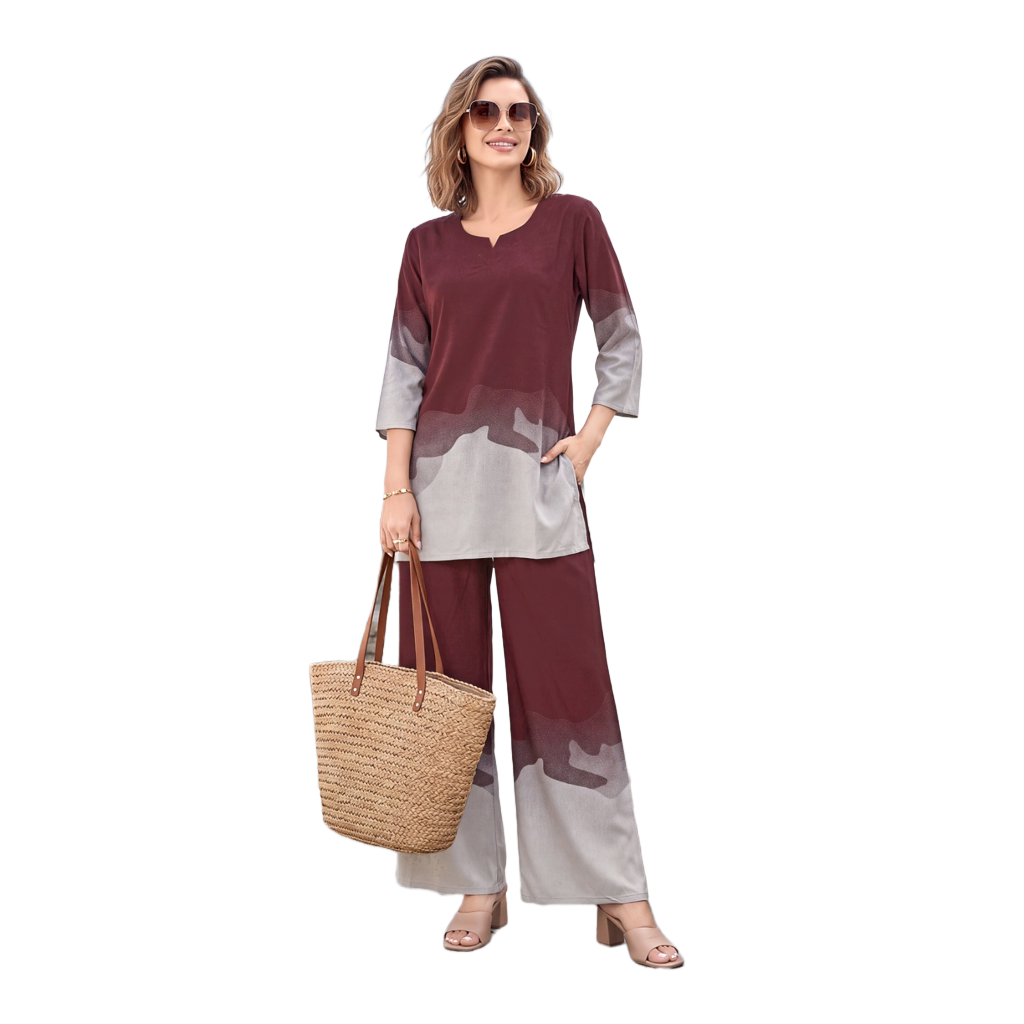 Premium Rayon co -ordset Plazzo