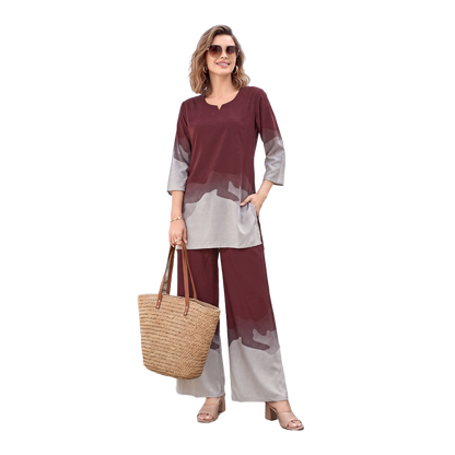 Premium Rayon co -ordset Plazzo